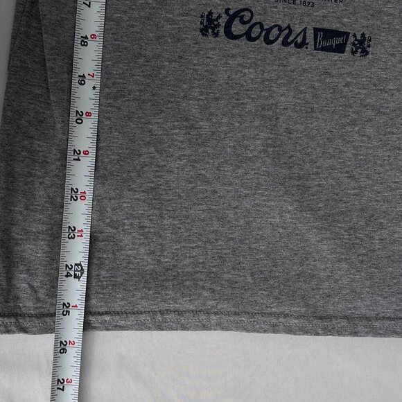 Coors Banquet Golden‎ Colorado Baseball Tee Raglan Sleeve Shirt Women S - Picture 8 of 10